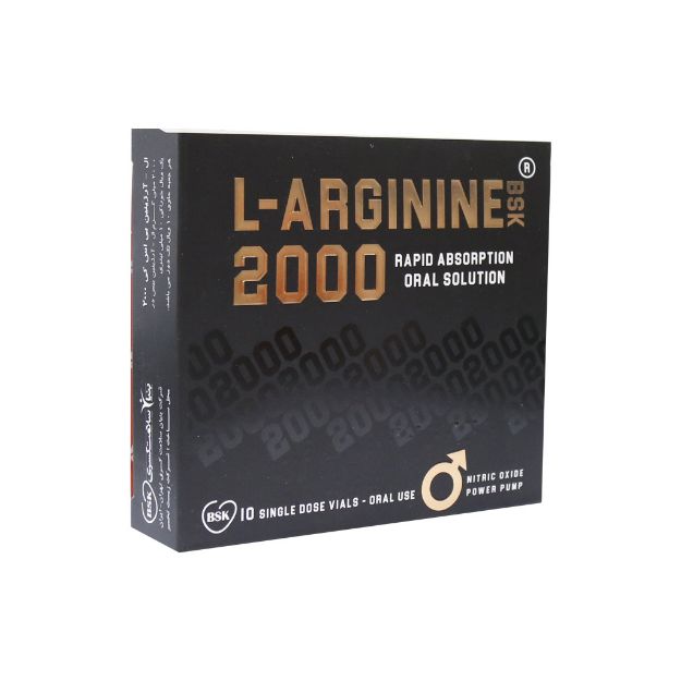 ویال-ال-آرژنین-2000-میلی-گرم-بی-اس-کی-10-عدد---BSK-L-Arginine-2000-mg-Vials-10-Pcs