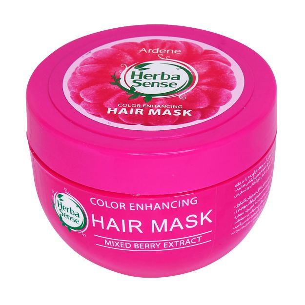 ماسک-کراتینه-تثبیت-کننده-رنگ-مو-هرباسنس-آردن-250-گرم---Ardene-Herba-Sense-Color-Enhancing-Hair-Mask-With-Mixed-Berry-Extract-250g