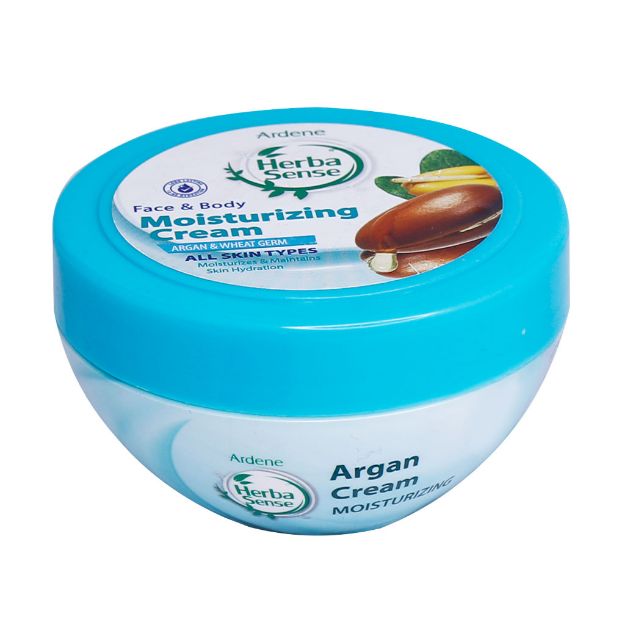کرم-مرطوب-کننده-با-رایحه-آرگان-و-جوانه-گندم-هرباسنس-آردن-150-میلی-لیتر---Arden-Herba-Sense-Face-and-Body-Moisturizing-Cream-150-ml