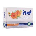 صابون-کالاندولا-فیروز-مناسب-پوست-های-آسیب-دیده-و-ملتهب-۱۲۰-گرم---Firooz-Calendula-Soap-120-g