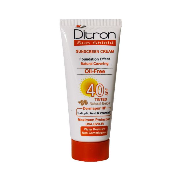 کرم-ضد-آفتاب-رنگی-SPF40-دیترون-مناسب-پوست-چرب-40-میلی-گرم---Ditron-Sun-Shield-Sunscreen-Cream-SPF40-40-ml