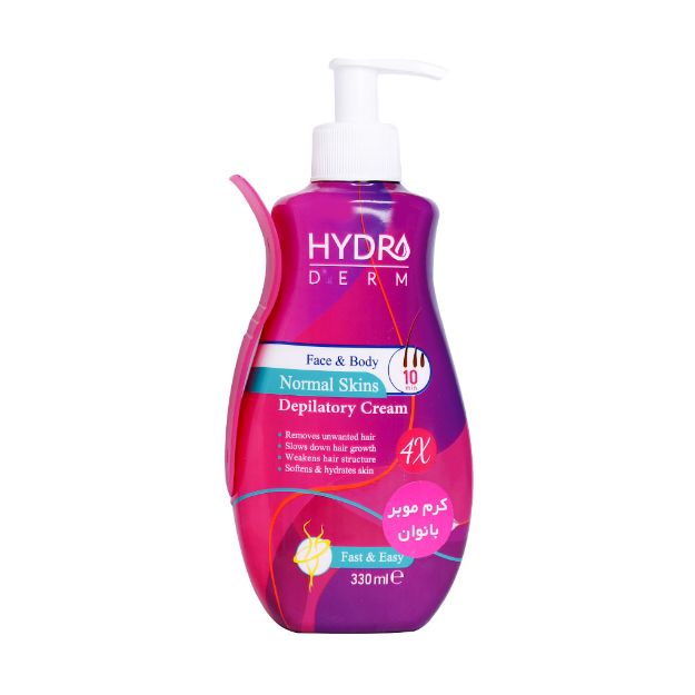 کرم-موبر-صورت-و-بدن-بانوان-مناسب-پوست-های-معمولی-هیدرودرم-330-میلی-لیتر---Hydroderm-Depilatory-Cream-for-Face-and-Body-330-ml