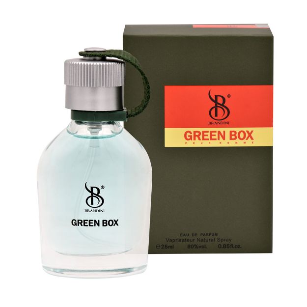 عطر-جیبی-مردانه-برندینی-مدل-Green-Box-حجم-25-میلی-لیتر---Brandini-Eau-De-Parfum-Green-Box-Spray-25-ml