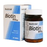قرص-بیوتین-800-میکروگرم-هلث-اید-30-عدد---Health-Aid-Biotin-800-mcg-30-Tabs