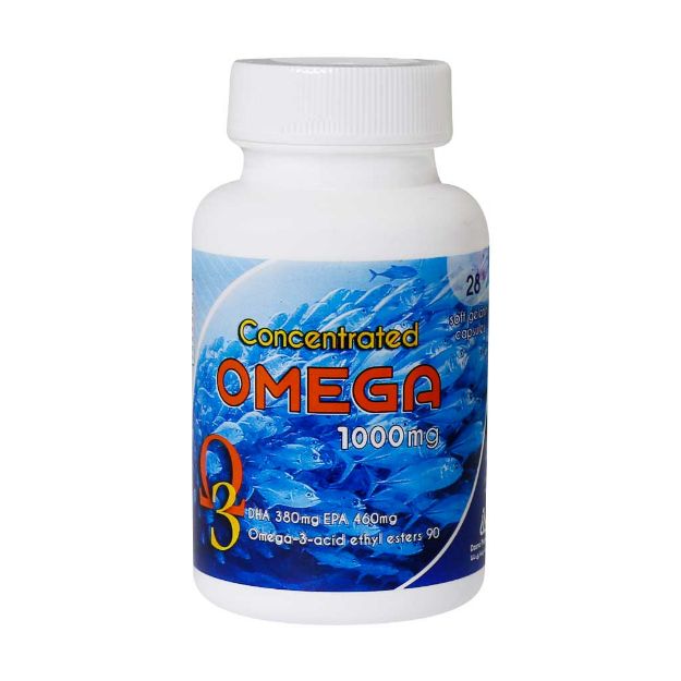 سافت-ژل-امگا-3-تغلیظ-شده-1000-میلی-گرم-دانا-28-عدد---Daana-Concentrated-Omega-1000-mg-28-Softgels