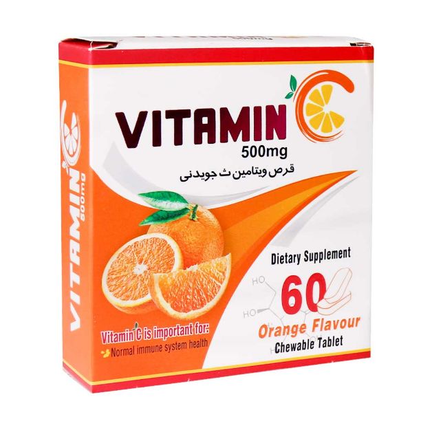 قرص-جویدنی-ویتامین-C-500-میلی-گرم-دنیا-دارو-60-عدد---Donya-Darou-Vitamin-C-500-mg-60-Chewable-Tablets