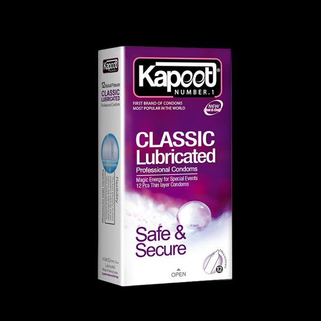 کاندوم-کاپوت-مدل-Classic-Lubricated---Kapoot-Classic-Lubricated-Condoms-12-Pcs