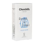 کاندوم تاخیری خاردار و شیاردار چرچیلز با اسانس وانیل - Churchill’s Ribbed and Dotted Condom