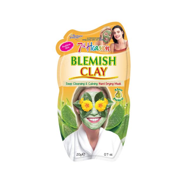 ماسک-بلمیش-خاک-رس-مونته-ژنه-سری-7th-Heaven-حجم-20-گرم---Montagne-Jeunesse-7th-Heaven-Blemish-clay-Face-Mask-20-g