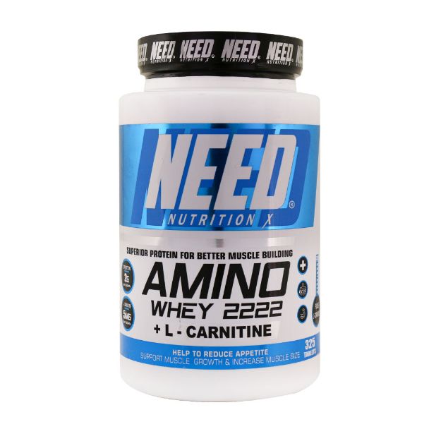 قرص-آمینو-وی-2222-و-ال-کارنیتین-نید-نوتریشن-325-عدد---Need-Nutrition-Amino-Whey-2222-And-L-Carnitine-325-Tabs