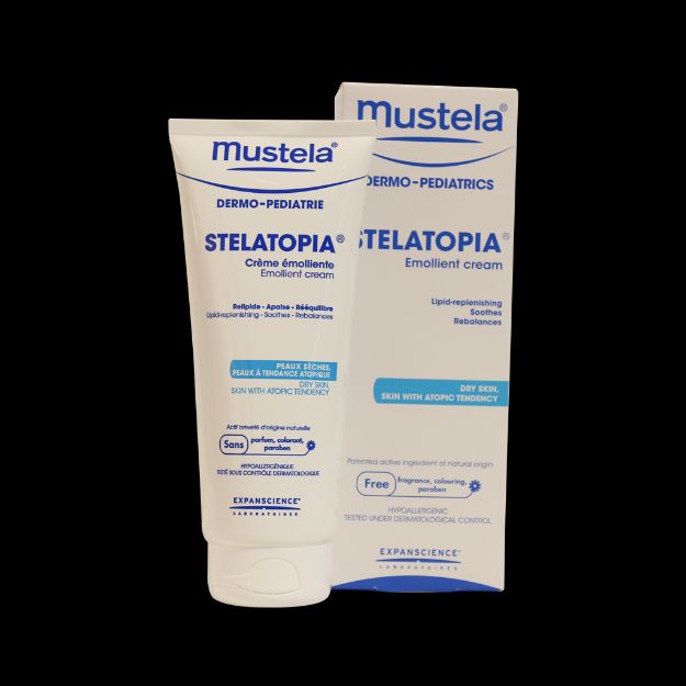 کرم-مرطوب-کننده-استلاتوپیا-موستلا-مناسب-پوست-خشک-۲۰۰-میلی-لیتر---Mustela-Stelatopia-Emollient-Cream-200-ml