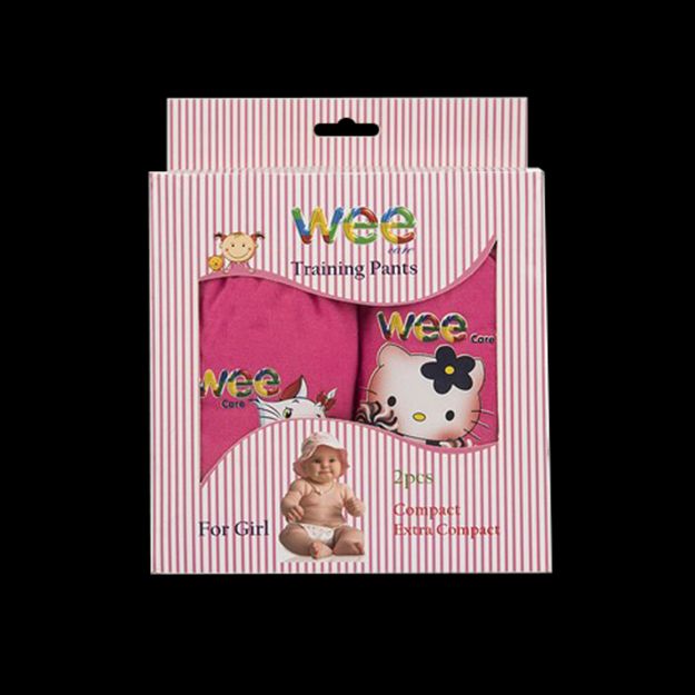 شورت-آموزشی-دخترانه-سایز-بسیار-بزرگ-وی-کر-مناسب-کودکان-۲۴-ماه-و-بزرگتر---Wee-Care-Training-Underware-for-Girls-Size-XL