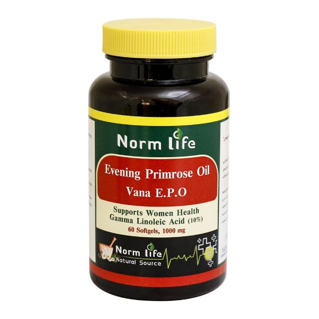 سافت-ژل-ایوینینگ-پرایم-رز-اویل-(روغن-گل-مغربی)-نورم-لایف-60-عدد---Norm-life-Evening-Primrose-Oil-60-Caps