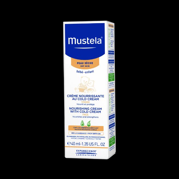کرم-تغذیه-کننده-صورت-موستلا-حاوی-کلد-کرم-مناسب-پوست-خشک-۴۰-میلی-لیتر---Mustela-Nourishing-Cream-with-Cold-Cream-40-ml