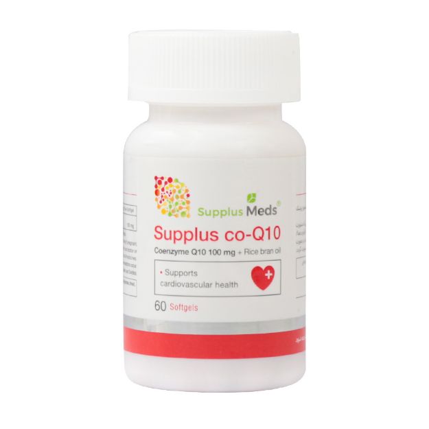 کپسول ساپلاس کوکیوتن ساپلاس مدز 60 عدد - Supplus Meds Supplus Co Q10 60 caps