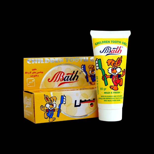 خمیر-دندان-ژله-ای-کودک-بس-با-طعم-موز-۸۰-گرم---Bath-Children-Tooth-Gel-Banana-Flavor-80-gr