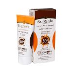 کرم-ضد-آفتاب-SPF50-روشن-کننده-سان-سیف-مناسب-انواع-پوست-50-گرم---Sunsafe-Whitening-Sunscreen-Cream-50g