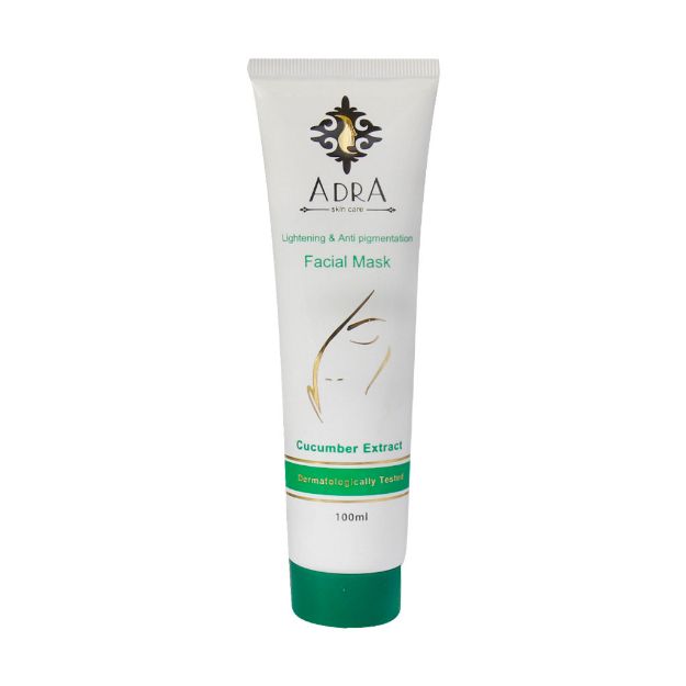 ماسک-روشن-کننده-صورت-آدرا-حاوی-عصاره-خیار-100-میلی-لیتر---Adra-Cucumber-Extract-Lightening-Instant-Mask-100-ml