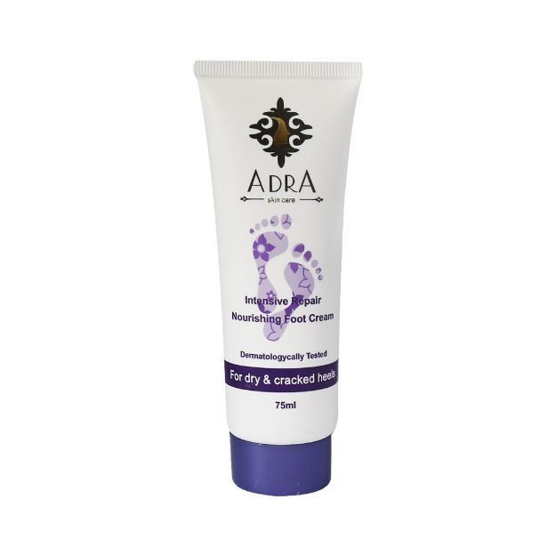 کرم-ترک-پا-آدرا-حاوی-عصاره-آلوئه-ورا-و-بابونه-75-میلی-لیتر---Adra-Intensive-Repair-Nourishing-Foot-Cream