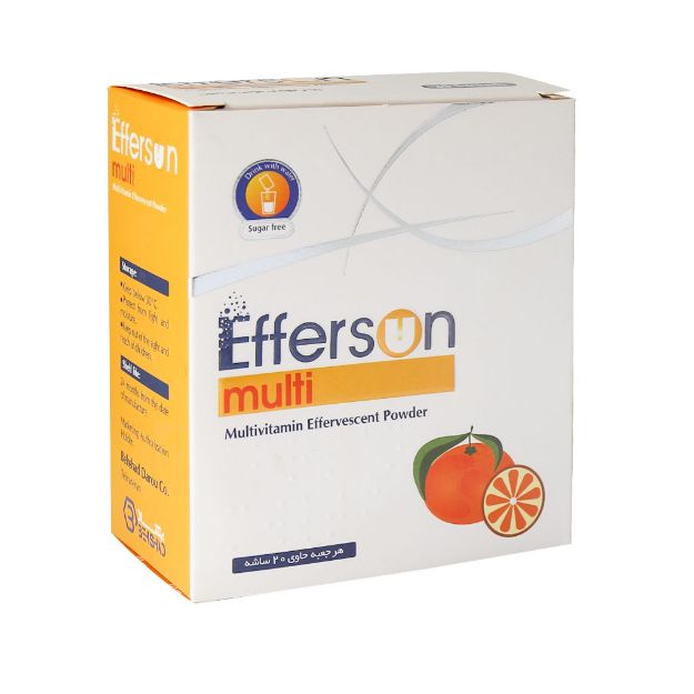 پودر-جوشان-مولتی-ویتامین-افرسان-بهشاد-دارو-با-طعم-نارنگی-20-ساشه---Behshad-Darou-Effersun-Multivitamin-powder-20-Sachet