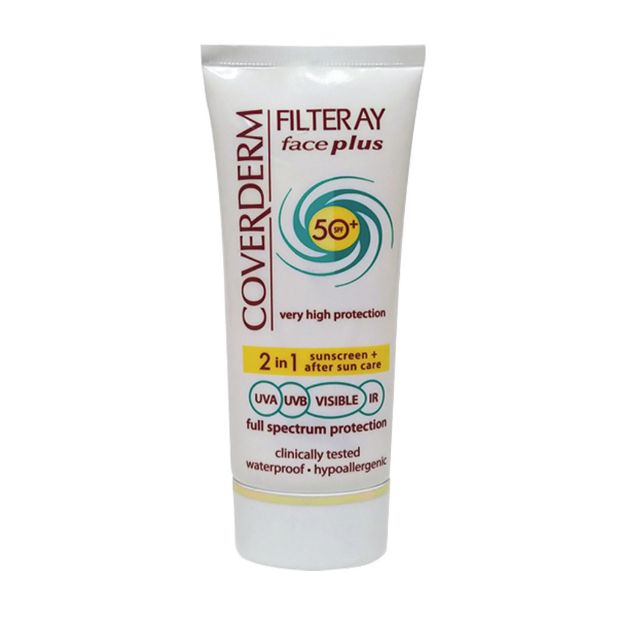 کرم-ضد-آفتاب-فیس-پلاس-SPF50-پوست-خشک-و-حساس-کاوردرم-50-میلی-لیتر---Coverderm-Face-Plus-Spf50-Sunscreen-Cream-For-Dry-And-Sensitive-Skin-50-ml