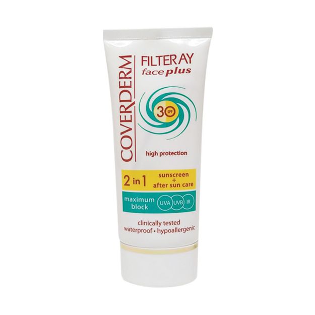 کرم-ضد-آفتاب-فیس-پلاس-SPF30-پوست-نرمال-کاوردرم-50-میلی-لیتر---Coverderm-Face-Plus-Spf30-Sunscreen-Cream-For-Normal-Skin-50-ml