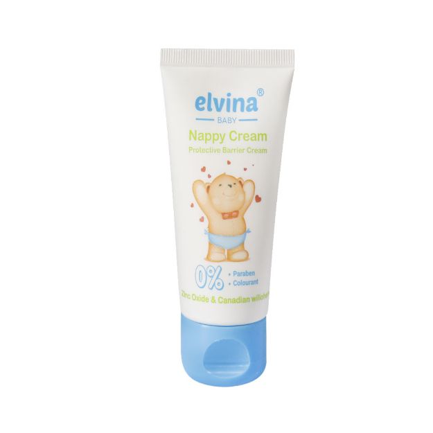 کرم-محافظ-پای-کودک-الوینا-حاوی-10-درصد-زینک-اکساید-50-میلی-لیتر---Elvina-Protective-Barrier-Cream-50-ml