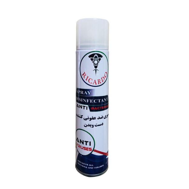 اسپری-ضد-عفونی-کننده-دست-و-بدن-ریکاردو-300-میلی-لیتر---Ricardo-Disinfectant-Anti-Bacterial-Spray-300-ml
