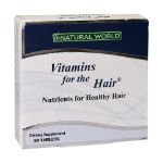 قرص مولتی ویتامین مو نچرال ورلد 30 عدد - Natural World Vitamins For Hair 30 Tablets