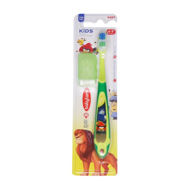 مسواک-کودک-کد-489-بیبی-لند-مناسب-6-تا-9-سال---Babyland-Kids-Toothbrush-Code-489