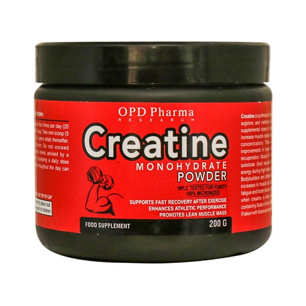 پودر کراتین او پی دی فارما 200 گرم - OPD Pharma Creatine Powder 200 g