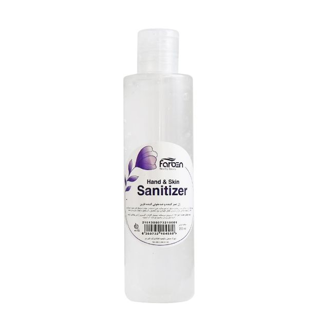 ژل-ضد-عفونی-کننده-فاربن-مخصوص-پوست-و-دست-200-میلی-لیتر---Farben-Hand-And-Skin-Sanitizer-200-ml