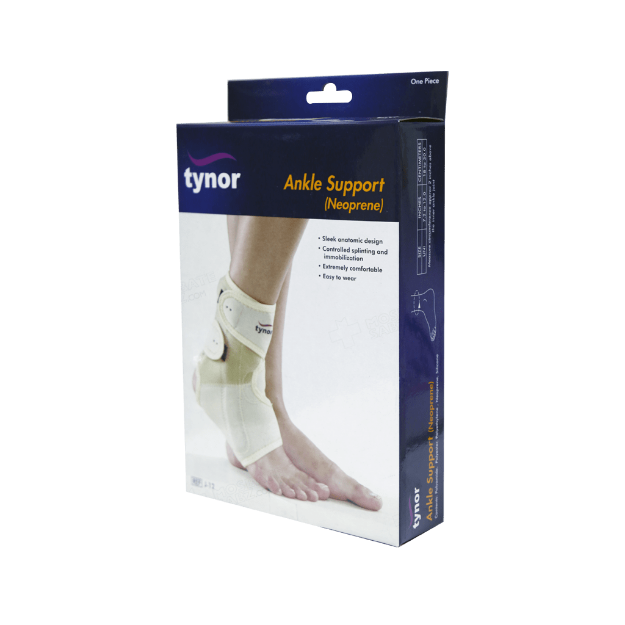 قوزک بند فنردار نئوپرنی کد J-12 - Tynor Ankle Support J-12
