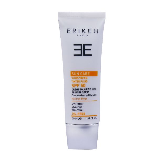 فلوئید-ضد-آفتاب-SPF50-اریکه-مناسب-پوست-چرب-و-مختلط-50-میلی-لیتر---Erikeh-Sunscreen-SPf-50-Fluid-For-Combination-To-Oily-Skin-50-ml