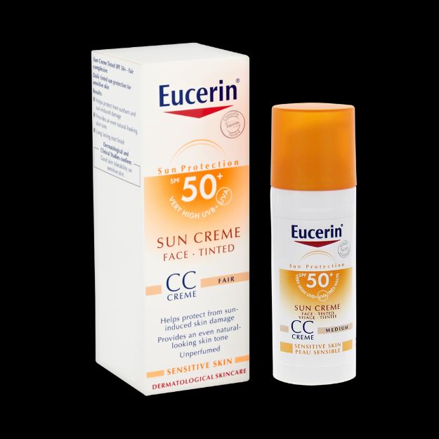 کرم-ضد-آفتاب-سی-سی-اوسرین-SPF50-مناسب-پوست-حساس-۵۰-میلی-لیتر---Eucerin-Sun-Face-CC-Cream-SPF50+-50-ml