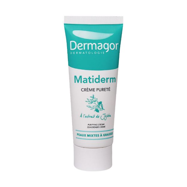 کرم-متیدرم-مرطوب-و-مات-کننده-پوست-چرب-درماگور-40-میلی-لیتر---Dermagor-Matiderm-Matifying-and-Seboregulating-Cream-40ml