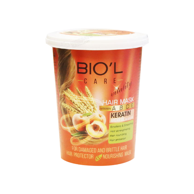 ماسک-مو-هلو-و-گندم-بیول-500-میلی-لیتر---Biol-Peach-And-Wheat-Hair-Mask-500-ml