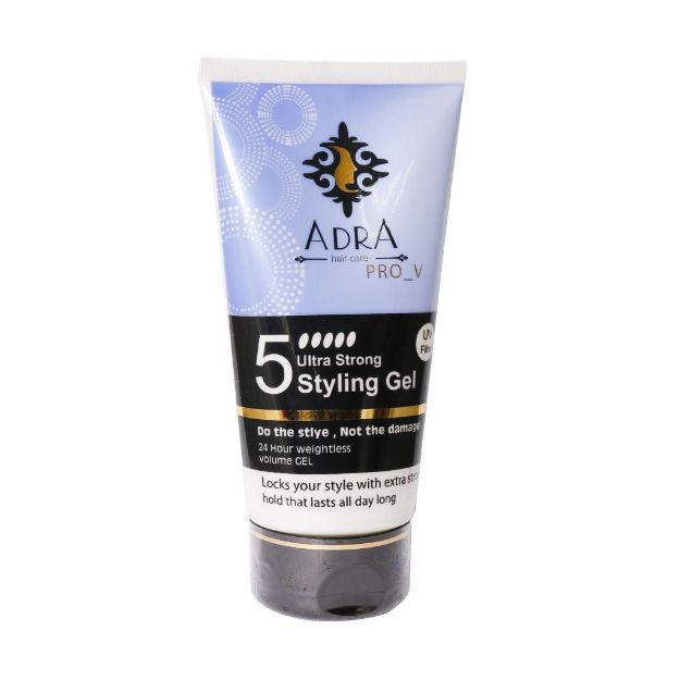 ژل-پروویتامینه-حالت-دهنده-قوی-آدرا-150-میلی-لیتر-شماره-5---Adra-Ultra-Strong-Styling-Gel-150-ml