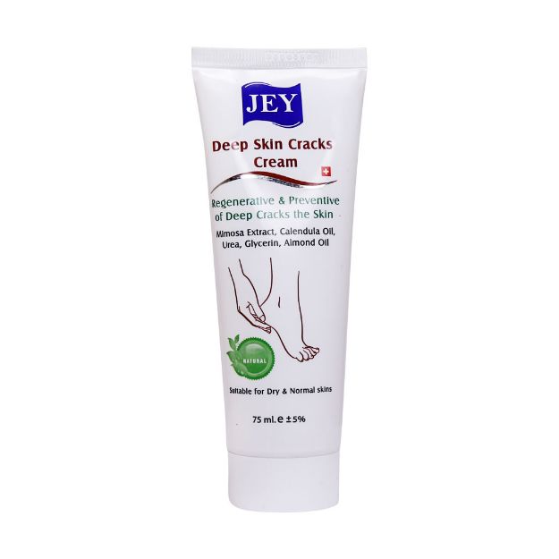 کرم-ترک-های-عمیق-پوستی-جی-حاوی-عصاره-میموزا-50-میلی-لیتر---Jey-Deep-Skin-Cracks-Cream-with-Mimosa-Calendula-and-Urea-50-ml