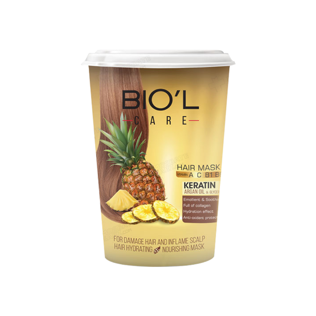 ماسک-مو-عصاره-آناناس-بیول-500-میلی-لیتر---Biol-Pine-Apple-Hair-Mask-500-ml