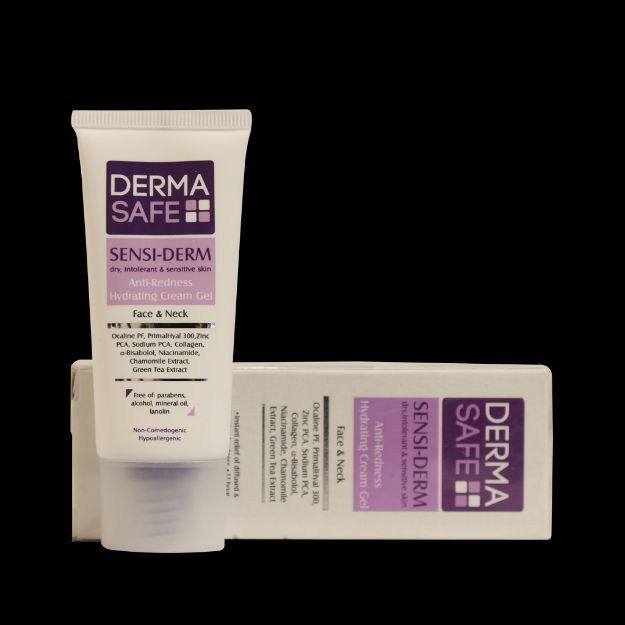 ژل-کرم-مرطوب-کننده-درماسیف-مناسب-پوست-های-خشک-و-حساس-۴۰-میلی-لیتر---Derma-Safe-Sensi-Derm-Anti-Redness-Cream-Gel-For-Dry,-Intolerant-&-Sensitive-Skins-40-ml