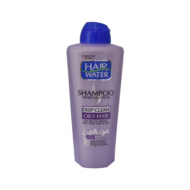 شامپو-هیر-واتر-بدون-سولفات-مناسب-موهای-چرب-کامان-400-میلی-لیتر---Comeon-Hair-Water-Deep-Clean-Shampoo-For-Oily-Hair-400-Ml