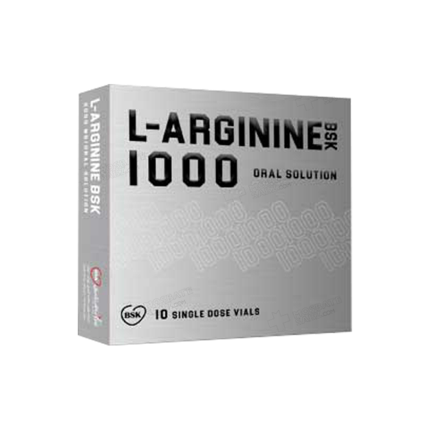ویال-ال-آرژنین-1000-میلی-گرم-بی-اس-کی-10-عدد---BSK-L-Arginine-1000-mg-Vials-10-Pcs