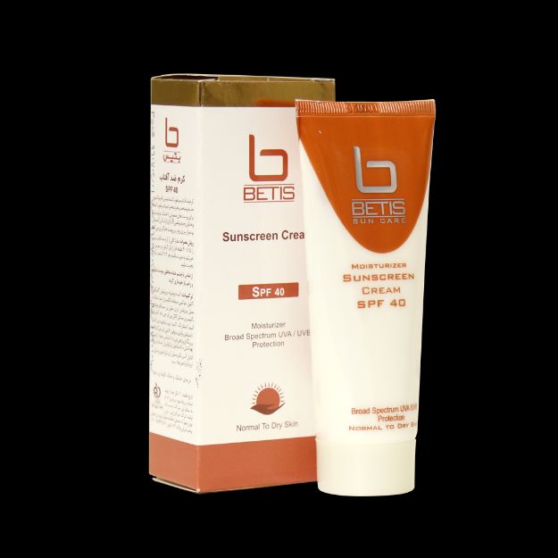 کرم-ضد-آفتاب-و-مرطوب-کننده-بتیس-SPF40-حجم-۷۵-میلی-لیتر---Betis-Sunscreen-Cream-SPF40-75-ml