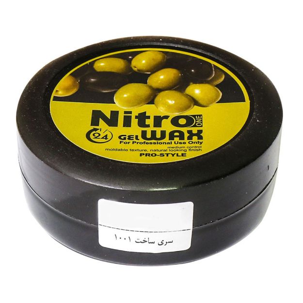 چسب-مو-نیترو-وان-حاوی-عصاره-روغن-زیتون-175-میلی-لیتر---Nitro-One-Gel-wax-contains-olive-oil-175-ml