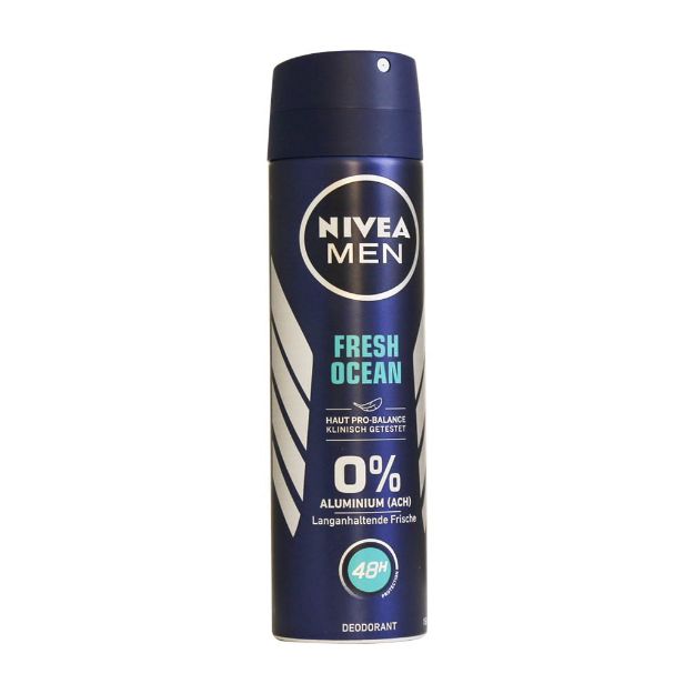 اسپری-ضد-تعریق-مردانه-نیوآ-مدل-فرش-اوشن-150-میلی-لیتر---Nivea-Fresh-Ocean-Deodorant-for-Men-150-ml