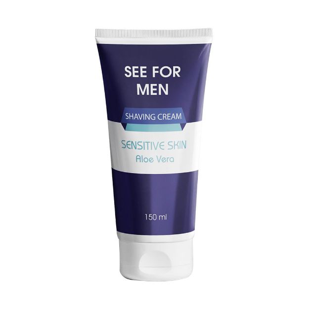 کرم اصلاح صورت پوست حساس آقایان سیفور 150 میلی لیتر - See For Aloe Vera Shaving Cream For Men 150 ml