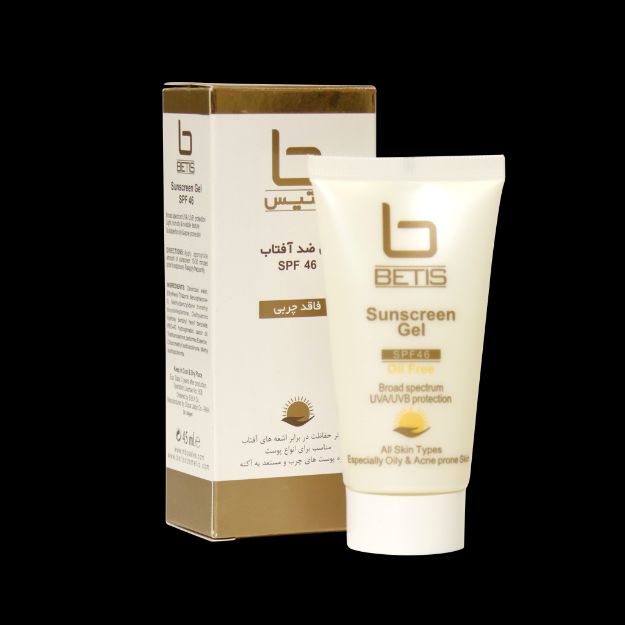 ژل-ضد-آفتاب-فاقد-چربی-بتیس-SPF46-حجم-۴۵-میلی-لیتر---Betis-Sunscreen-Gel-SPF46-Oil-Free-45-ml