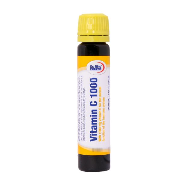 ویال خوراکی ویتامین C 1000 میلی گرم یوروویتال 6 عدد - Eurhovital Vitamin C 1000 6 Drinking Vials