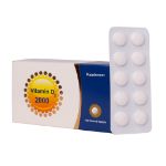 قرص-ویتامین-D3-2000-واحد-شهر-دارو-100-عدد---Shahre-Daru-Vitamin-D3-2000-IU-100-Tabs